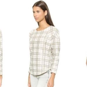 J.O.A Plaid Sweatshirt
